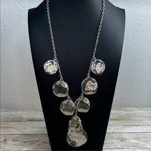 Lane Bryant Silver Pendant Necklace